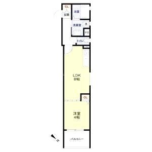 CASA CALMA南江口の間取り図