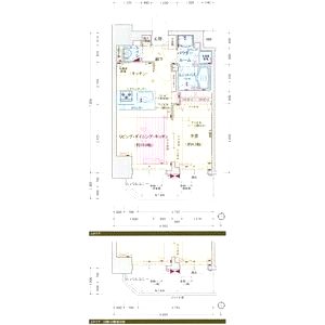 プレサンス中之島公園アティレの間取り図