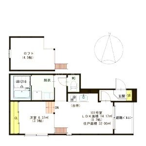 スイートメゾンの間取り図