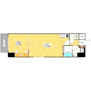 M.hills南堀江southの間取り図