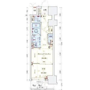 スワンズシティ神戸ウェストの間取り図