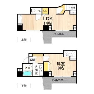 CITY SPIRE難波サウスタワーの間取り図