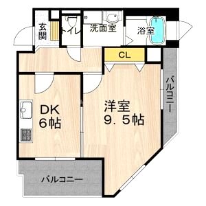 CITY SPIRE難波サウスタワーの間取り図