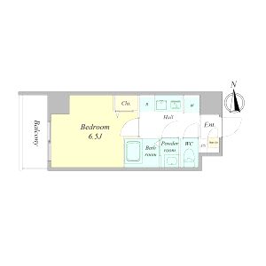 ArtizA瓦屋町IIの間取り図