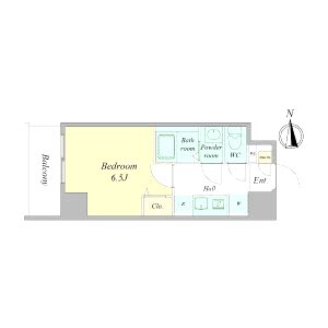 ArtizA瓦屋町IIの間取り図