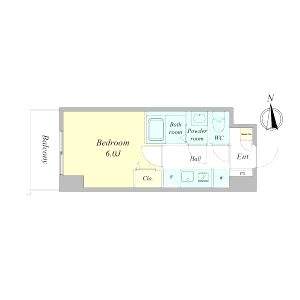 ArtizA瓦屋町IIの間取り図