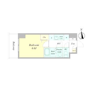 ArtizA瓦屋町IIの間取り図