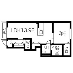 アイディメゾンFの間取り図
