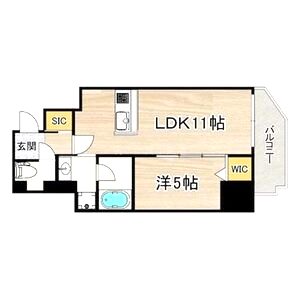 フェルザ福島の間取り図