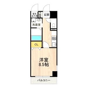 クリザンテェーモの間取り図