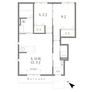 薫風へいあんの間取り図