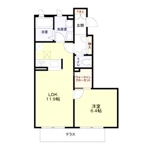 コンフォート東山本の間取り図