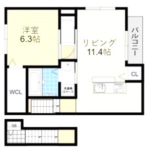 メゾン春日の間取り図