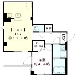 レガリア東園田の間取り図