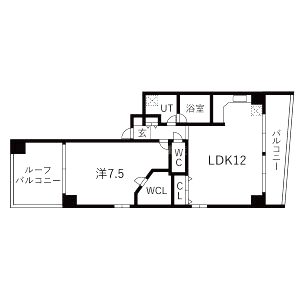 ロケットマンションの間取り図