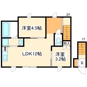 グリーンフォレスト加古川南の間取り図