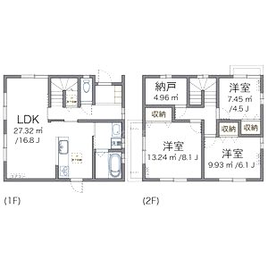 ル パルク 取石Bの間取り図
