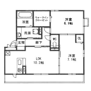 ボアソルテ Sの間取り図
