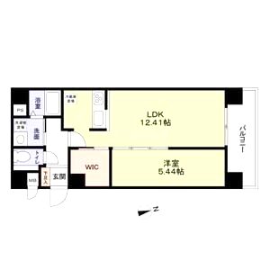 JJ RESIDENCE NISHIKUJOの間取り図