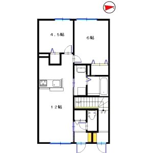 ツインRの間取り図