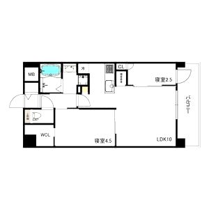 THE SENSE RESIDENCE 甲南山手の間取り図
