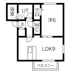エスフィールドの間取り図