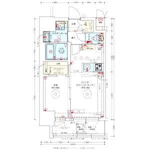 エステムコート大阪オリエンスの間取り図