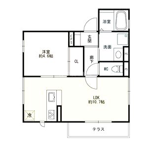 Charmant・La・Erica(シャルマン・ラ・エリカ)の間取り図