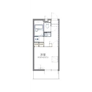 レオパレス15の間取り図