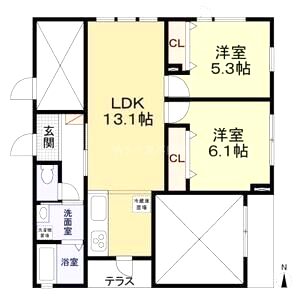 Quartetto due(カルテットデューエ)の間取り図