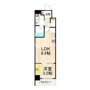 フロンティアタワー九条IIの間取り図