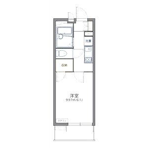 レオパレス梅北フィオーレの間取り図
