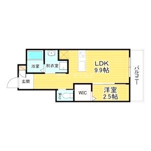 リアコート天王寺東の間取り図