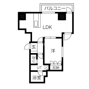 プレディアコート本町の間取り図
