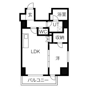 プレディアコート本町の間取り図