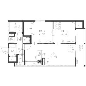 One Kishiwada(イタンジ最新)の間取り図