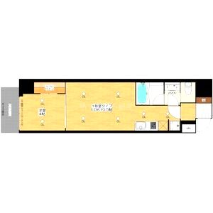 ブエナビスタ難波元町の間取り図