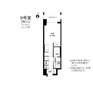 アーバネックス北浜の間取り図