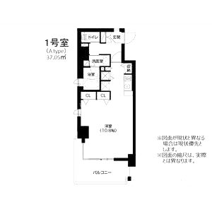 アーバネックス北浜の間取り図