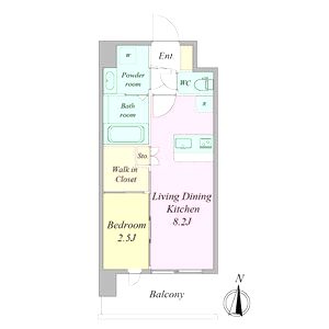 セレニテ蒲生四丁目駅前アリエの間取り図