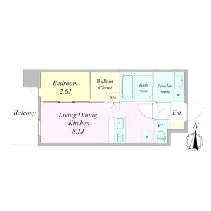 セレニテ蒲生四丁目駅前アリエの間取り図
