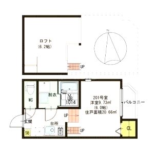 stage 東中浜の間取り図