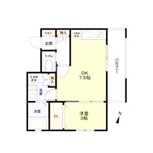 ルビアス柴島の間取り図