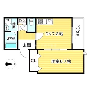 サンシエロ立花の間取り図