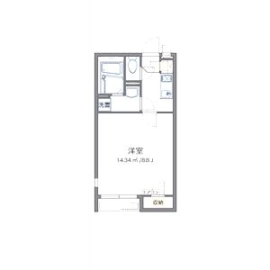 クレイノ日新香里園の間取り図