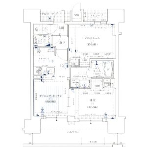 エステムプラザ心斎橋EAST IV ブランディアの間取り図