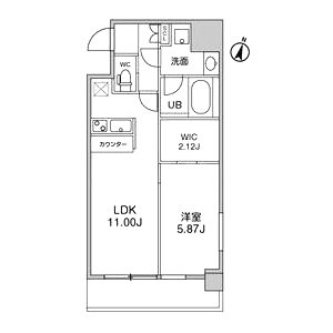 LaDouceur天満の間取り図