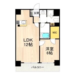 ルラーシェ難波の間取り図