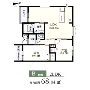 エトワールヴィル-R小阪本町ザ・レジデンスの間取り図