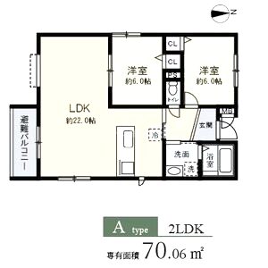エトワールヴィル-R小阪本町ザ・レジデンスの間取り図